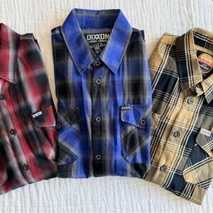 Dixxon Blue Plaid Flannel Shirt - Men's Classic Workshirt